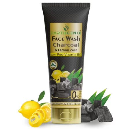 Charcoal & Lemon Zest Face Wash with Pro-Vitamin B5