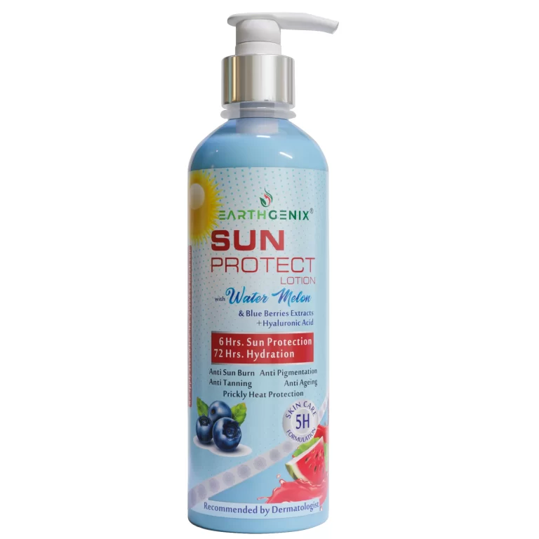 Sun Protect Lotion with Water Melon & Blue Berries Extracts + Hyaluronic Acid